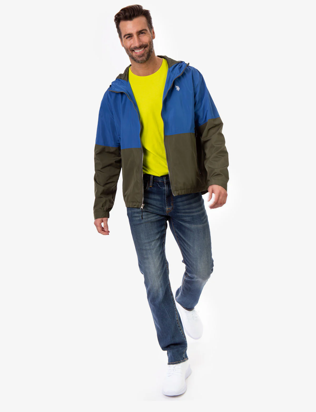 HOODED COLORBLOCK WINDBREAKER - Image 23