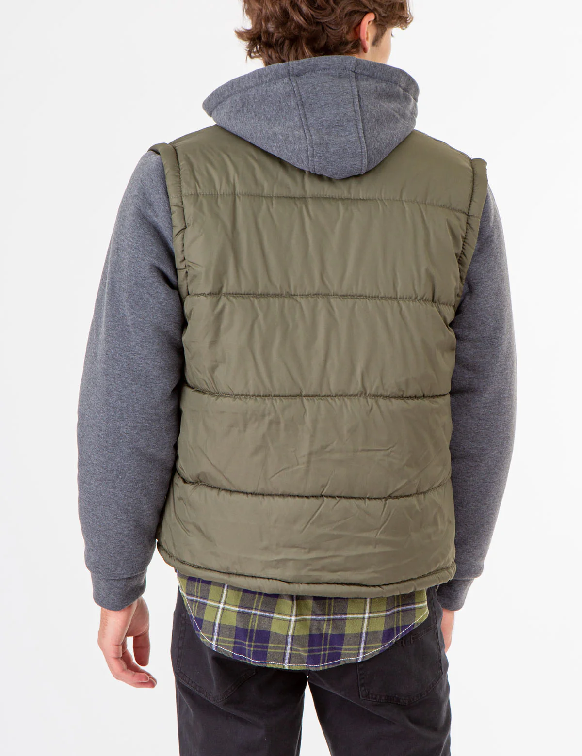 HOODED FLEECE JACKET WITH ZIP SLEEVES - Image 3