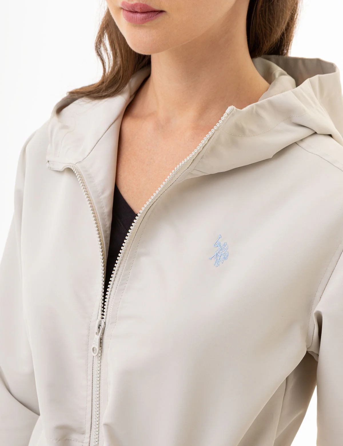 HOODED LONG SPLIT HEM RAINCOAT - Image 7