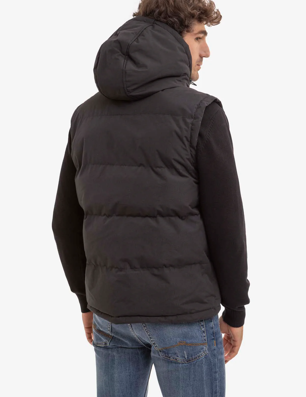 HOODED PUFFER VEST - Image 10