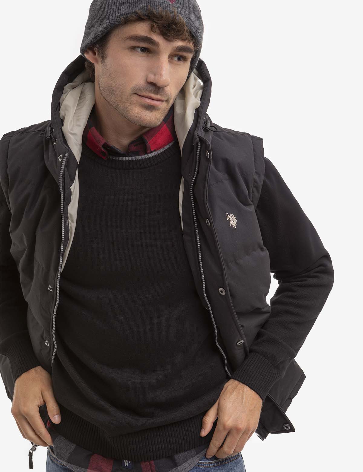 HOODED PUFFER VEST - Image 11