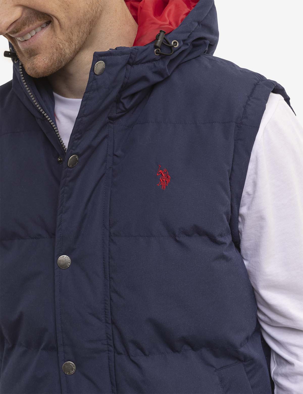 HOODED PUFFER VEST - Image 3