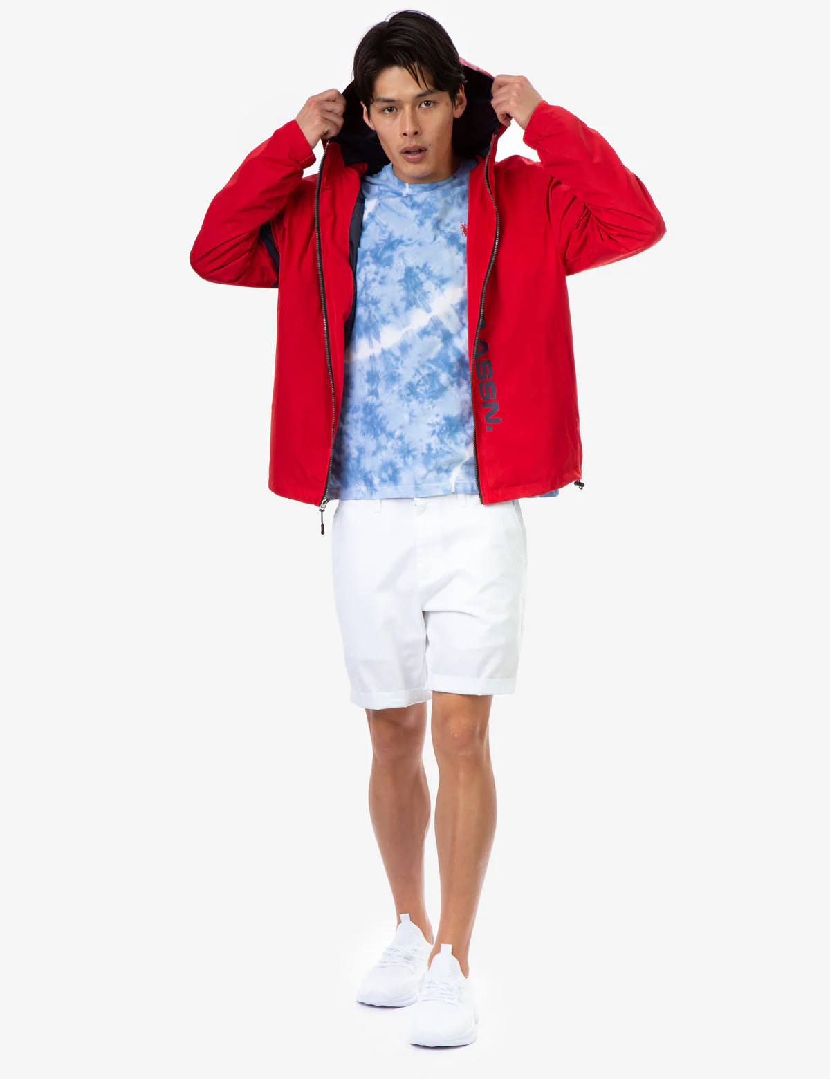 HOODED STRIPE WINDBREAKER - Image 20