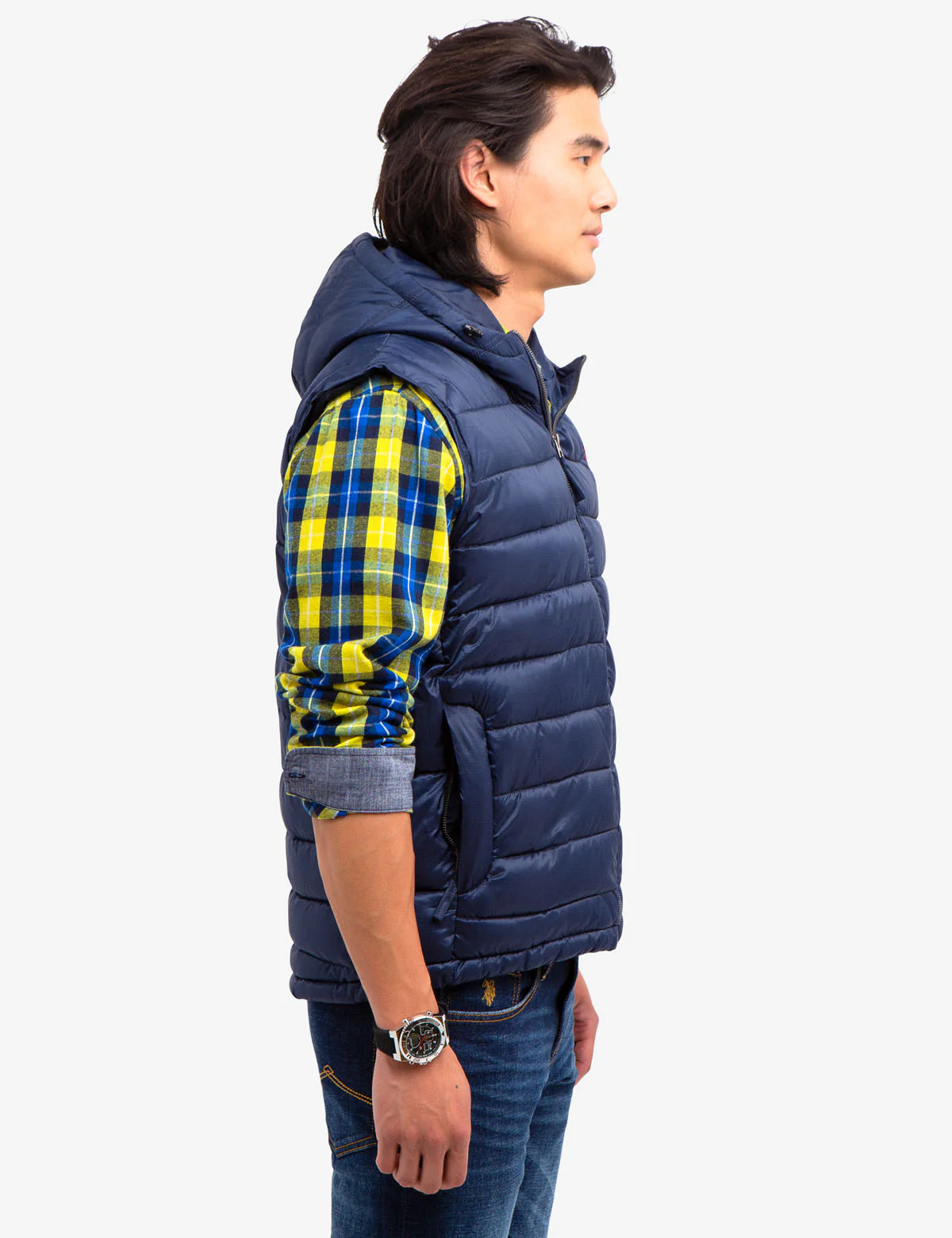 HOODED PUFFER VEST - Image 3