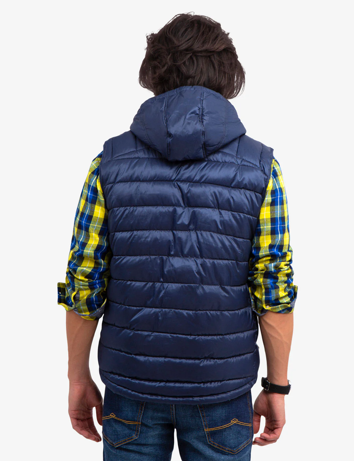 HOODED PUFFER VEST - Image 4