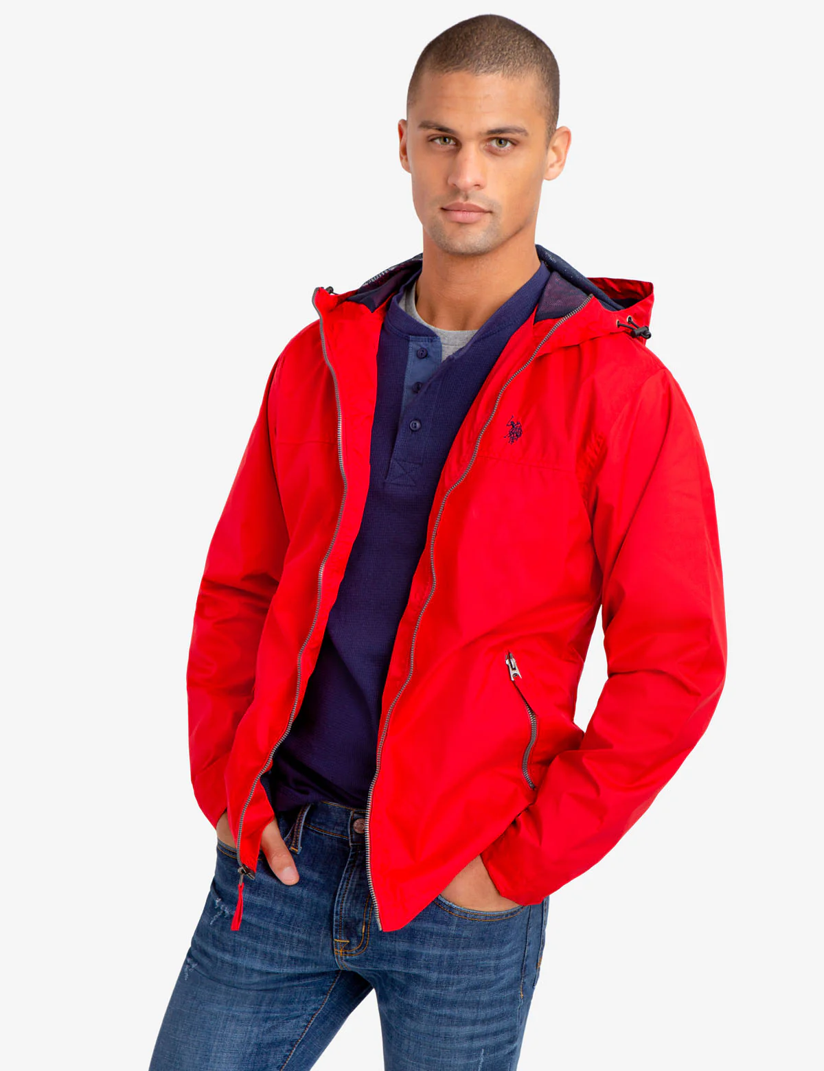 HOODED MESH-LINED WINDBREAKER - Image 4