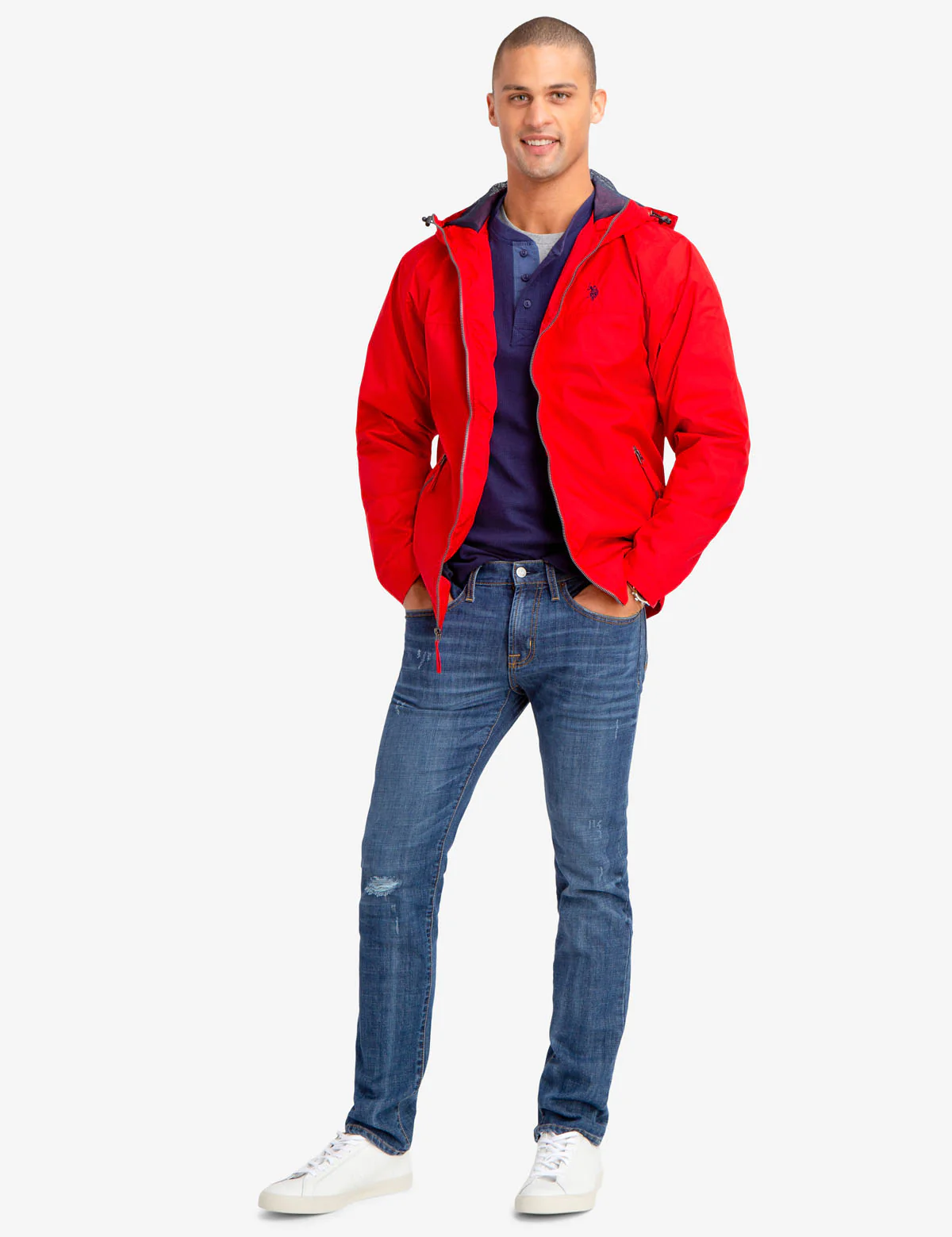 HOODED MESH-LINED WINDBREAKER - Image 5