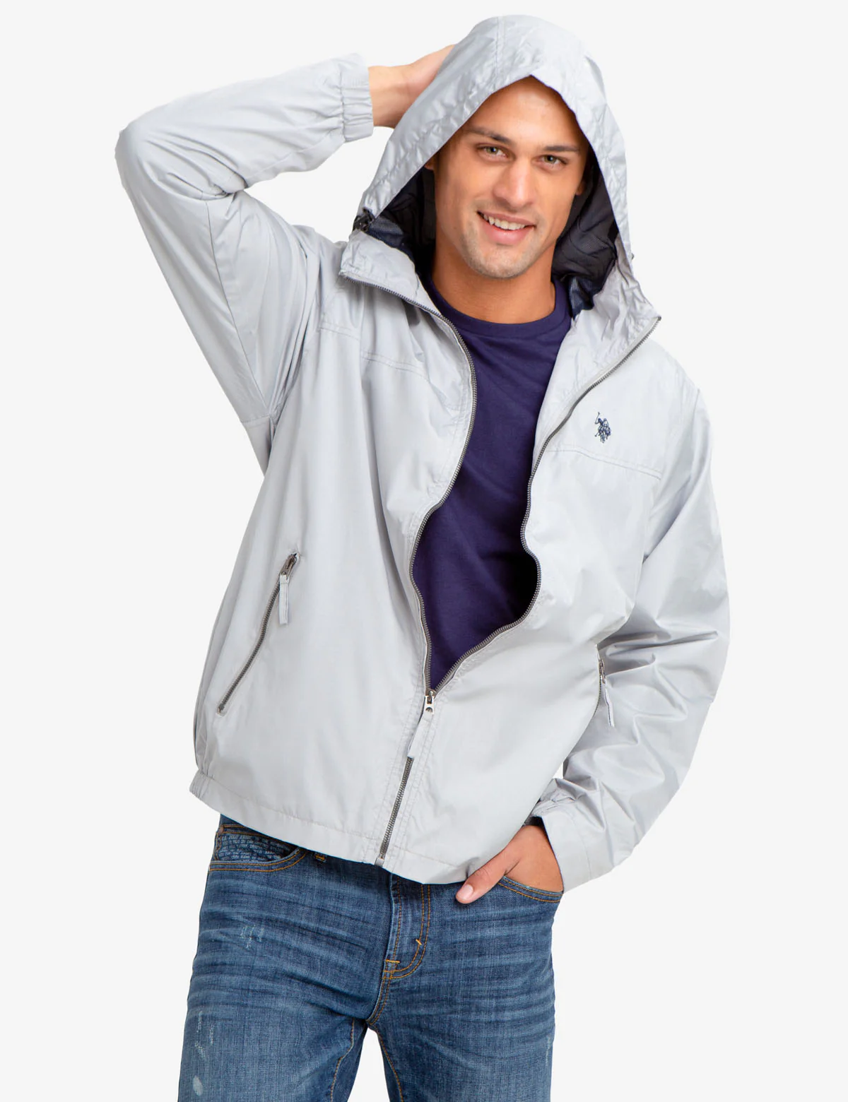 HOODED MESH-LINED WINDBREAKER - Image 8