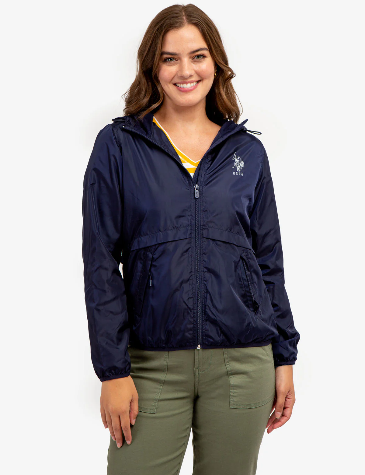 HOODED ZIP FRONT WINDBREAKER - Image 10