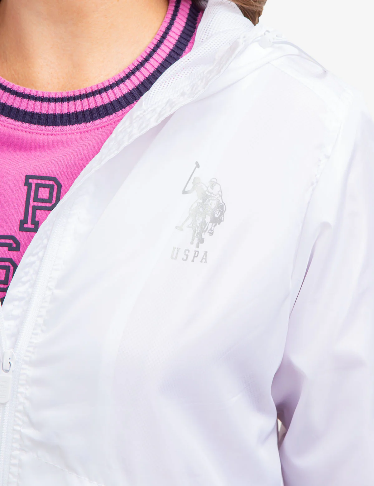 HOODED ZIP FRONT WINDBREAKER - Image 5