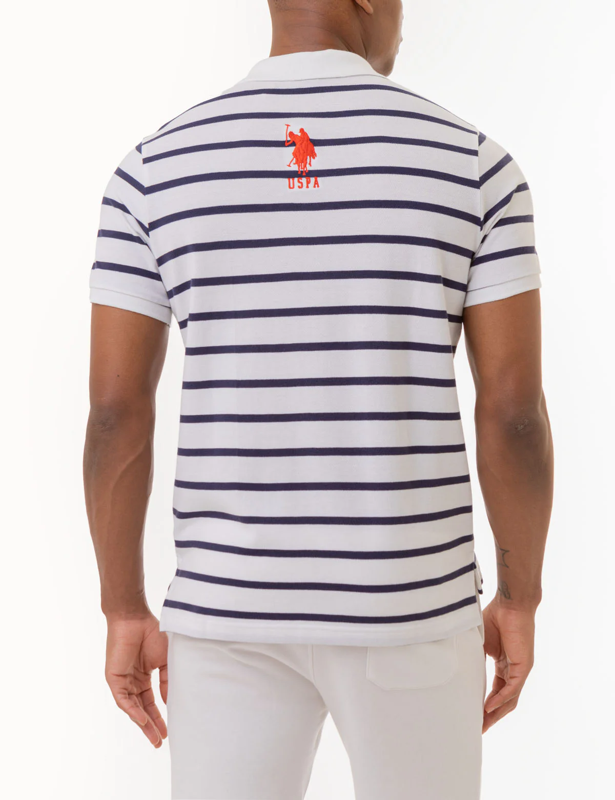HORIZONTAL STRIPE PIQUE POLO SHIRT - Image 10