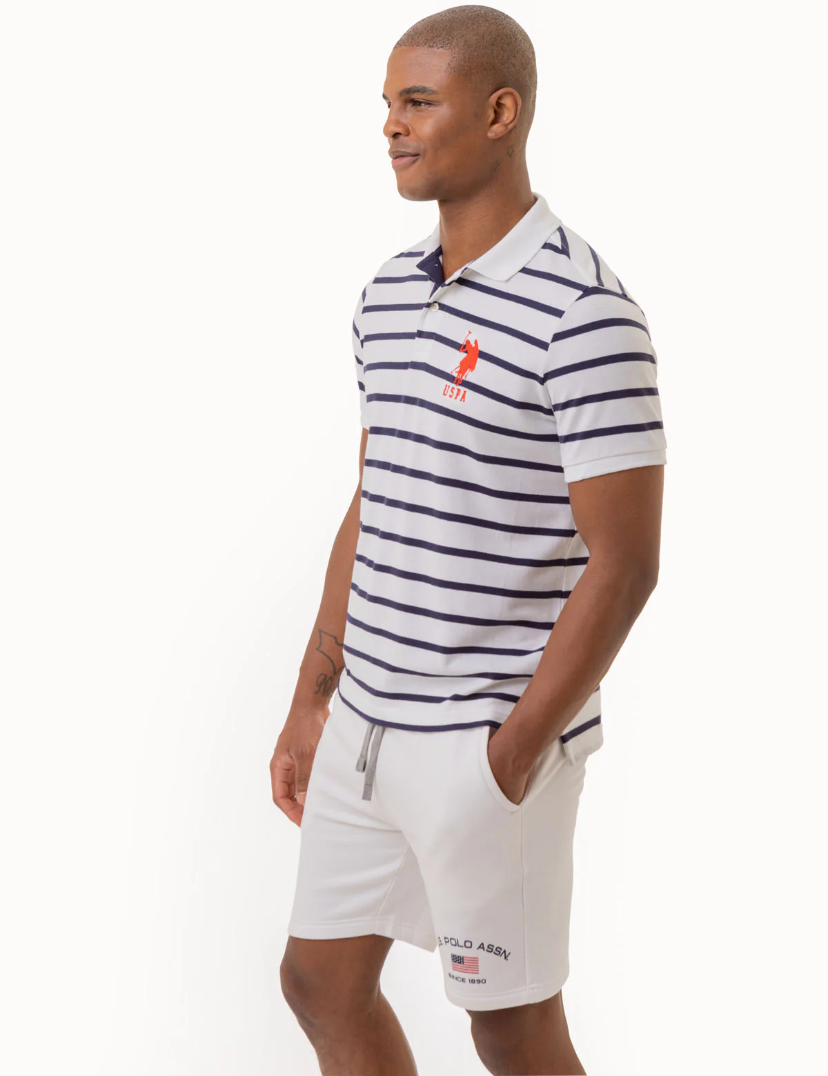 HORIZONTAL STRIPE PIQUE POLO SHIRT - Image 14