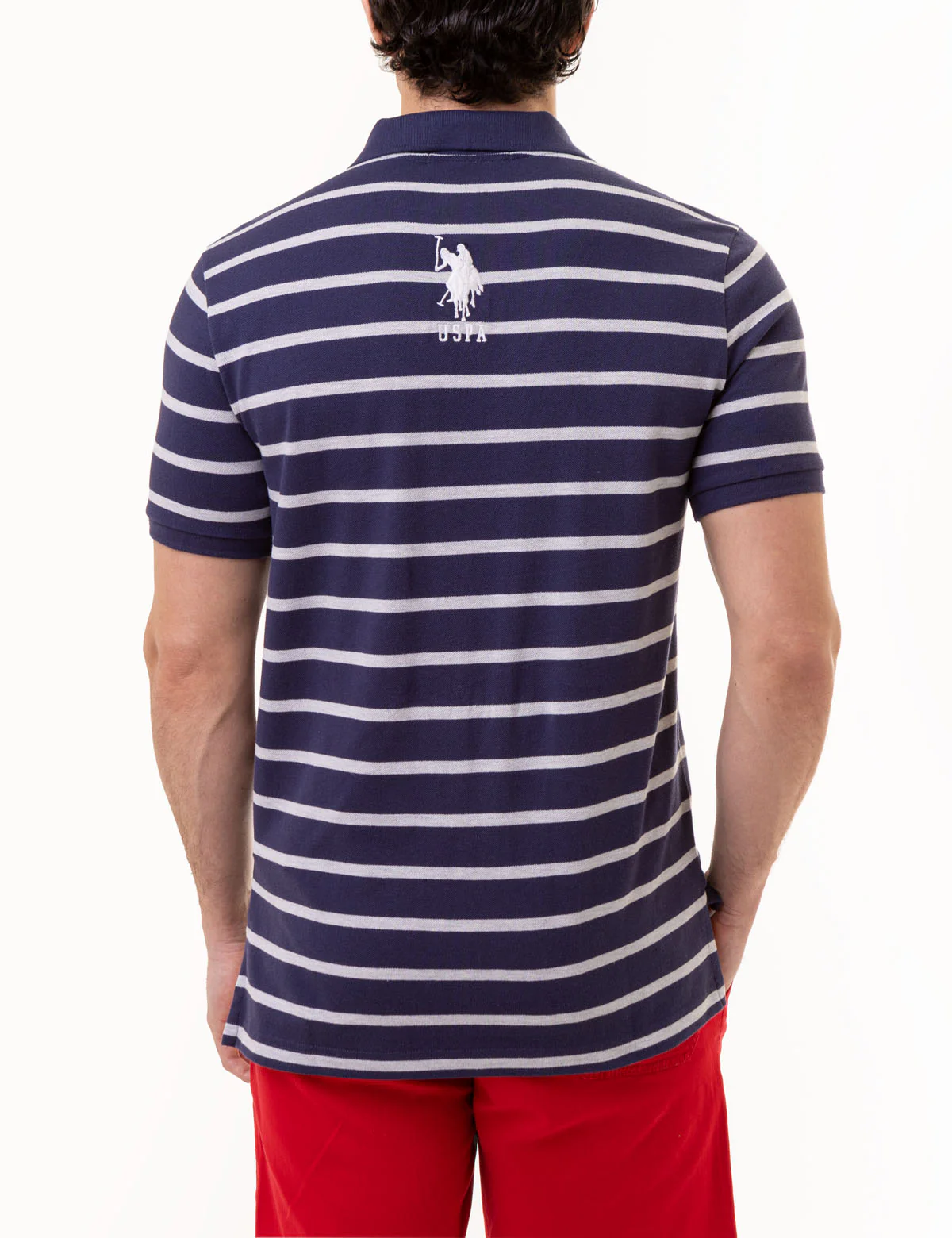 HORIZONTAL STRIPE PIQUE POLO SHIRT - Image 5