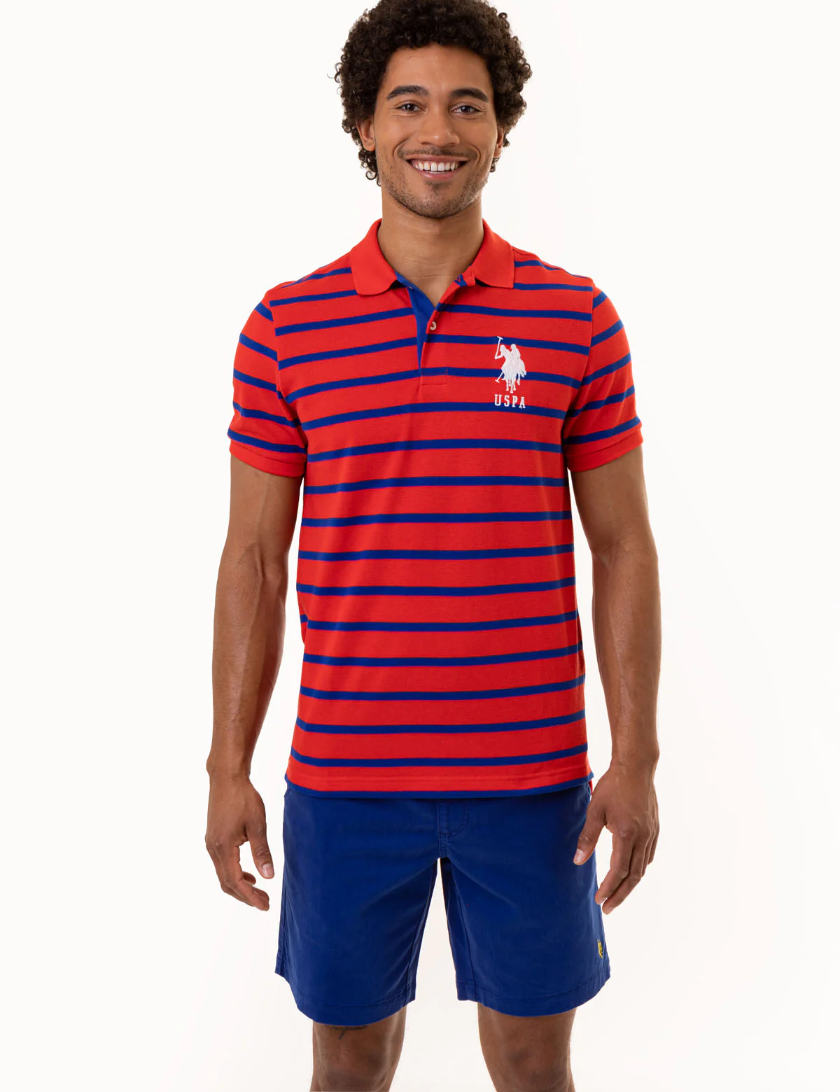 HORIZONTAL STRIPE PIQUE POLO SHIRT - Image 6