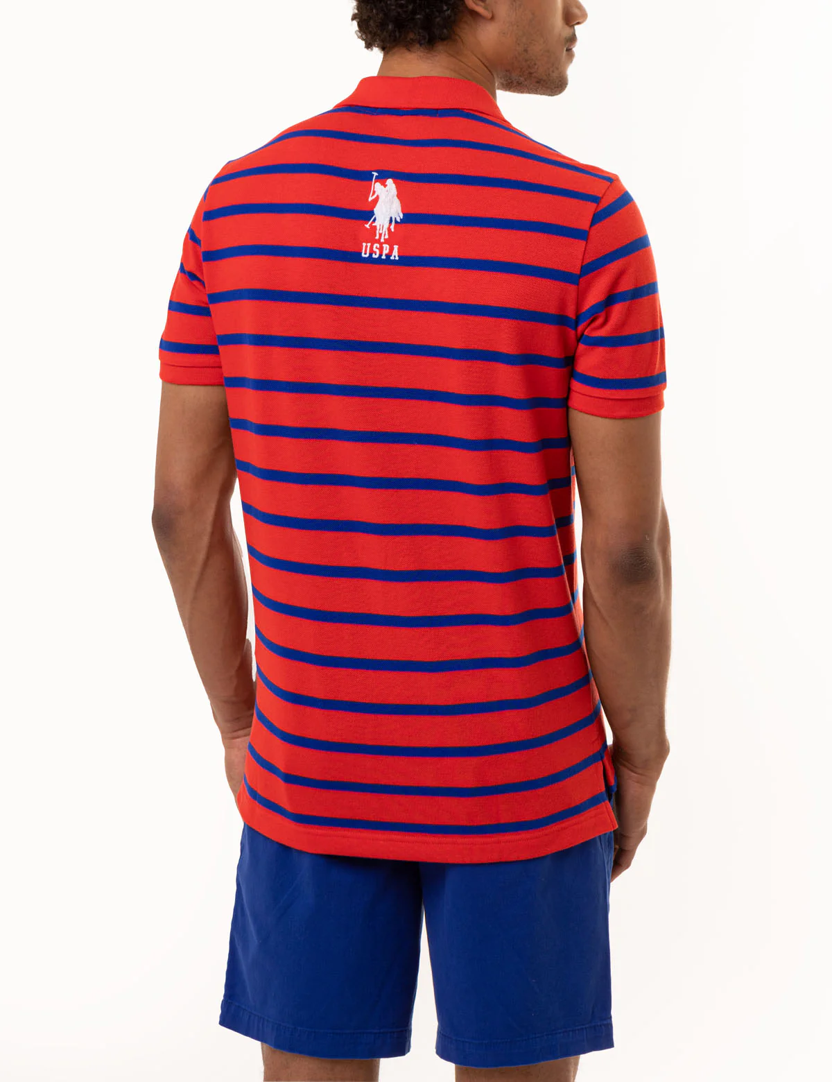 HORIZONTAL STRIPE PIQUE POLO SHIRT - Image 8