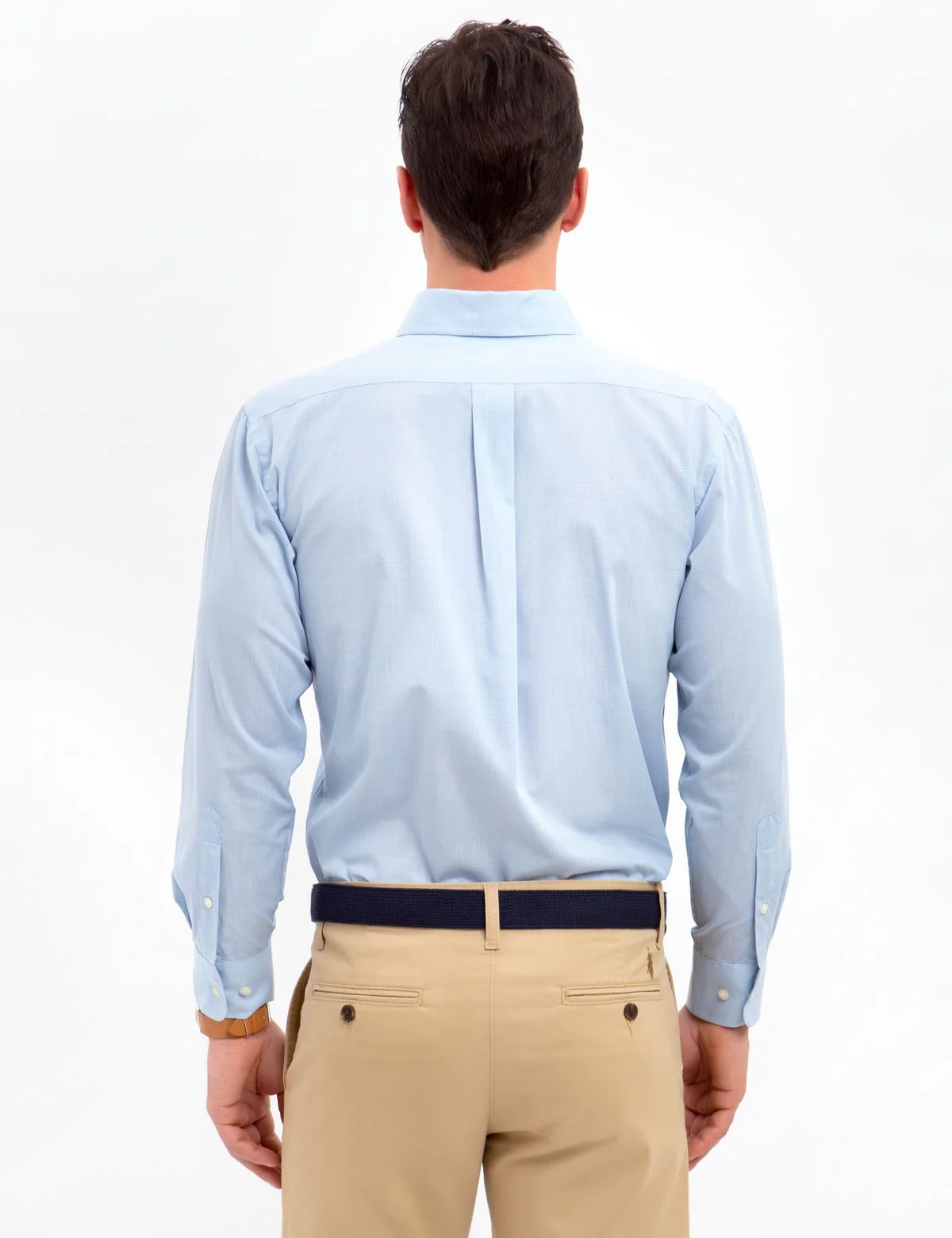 HORIZONTAL STRIPED DRESS SHIRT - Image 9