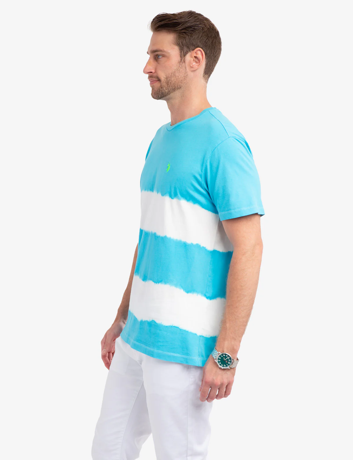 HORIZONTAL TIE DYE JERSEY T-SHIRT - Image 3