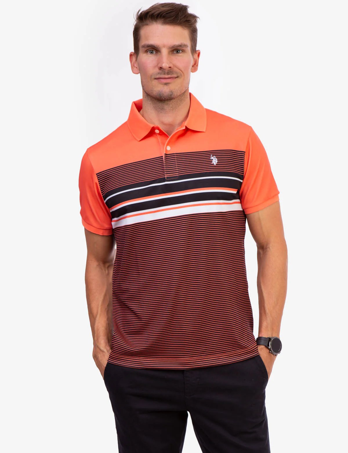 INTERLOCK ENGINEERED PRINT POLO SHIRT - Image 4