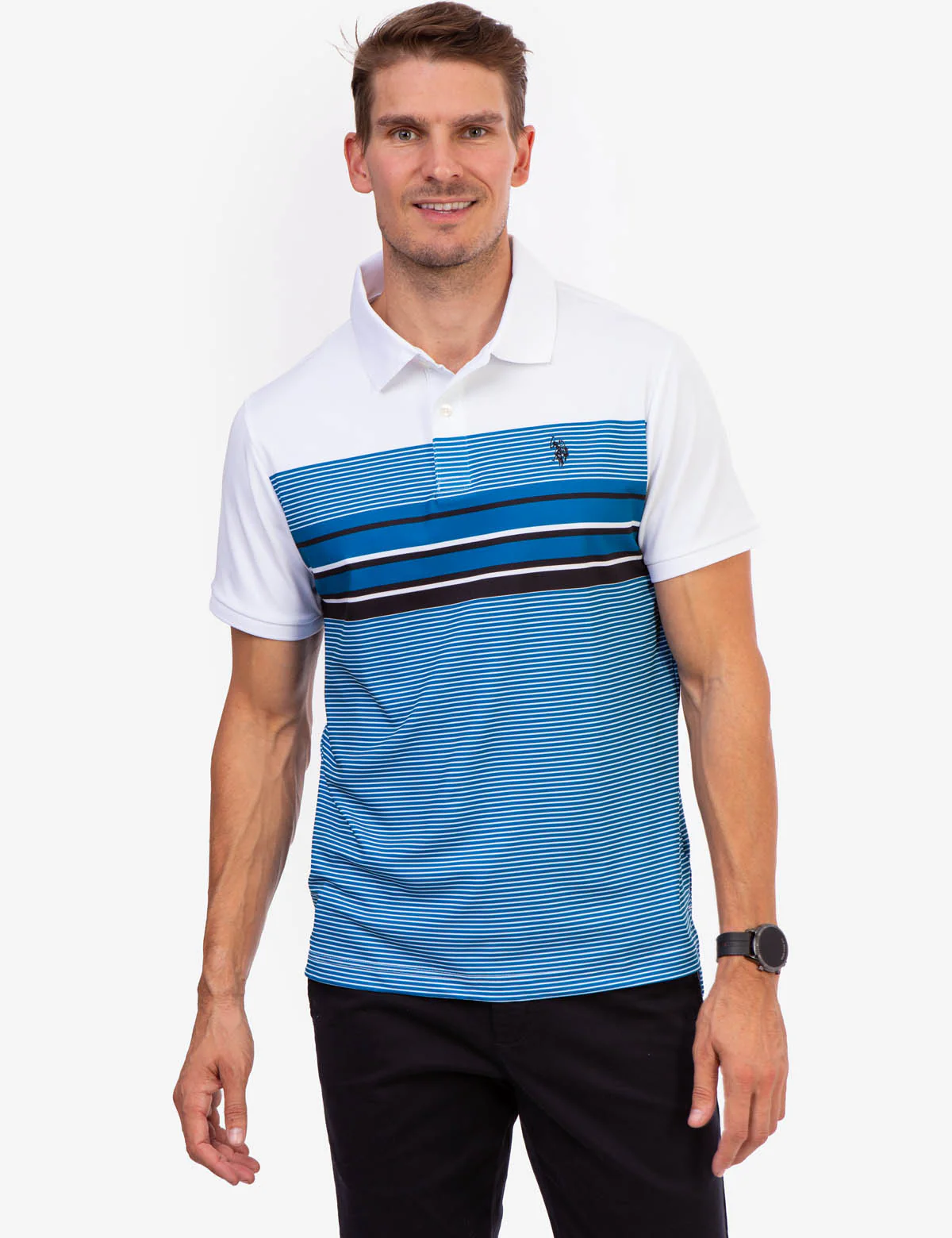 INTERLOCK ENGINEERED PRINT POLO SHIRT - Image 8