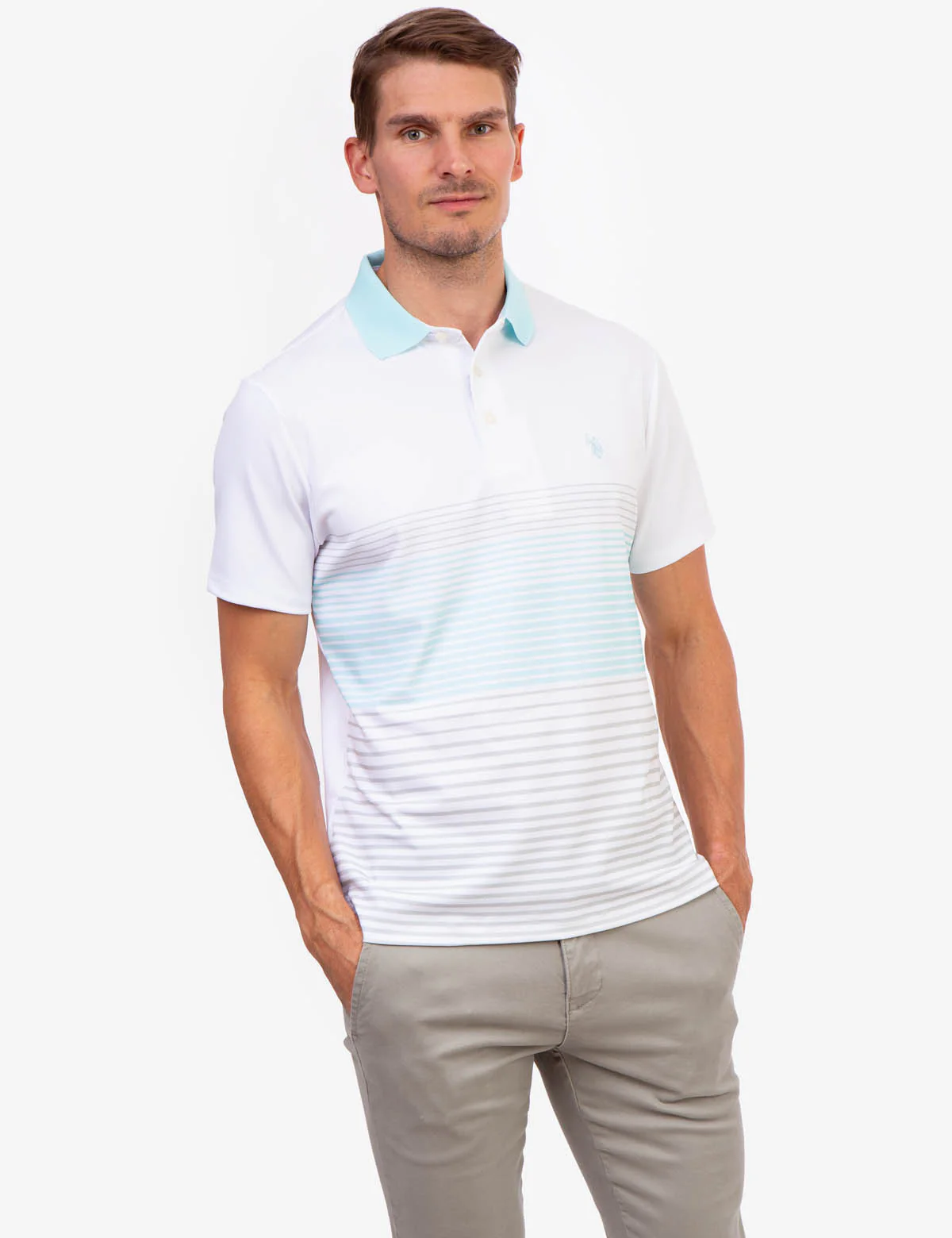 INTERLOCK ENGINEERED PRINT POLO SHIRT - Image 10