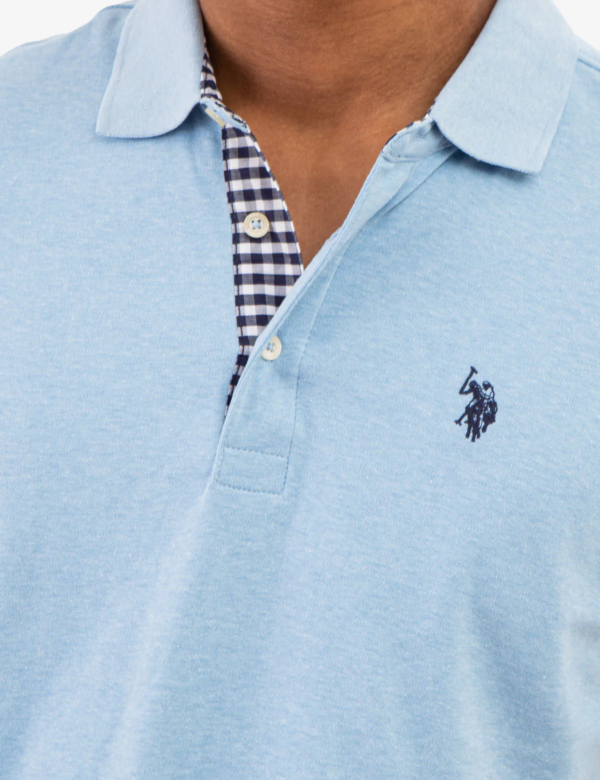 INTERLOCK GINGHAM TRIM POLO SHIRT - Image 11