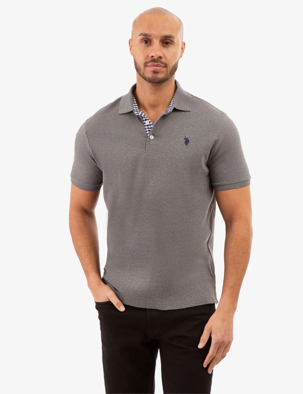 INTERLOCK GINGHAM TRIM POLO SHIRT - Image 13