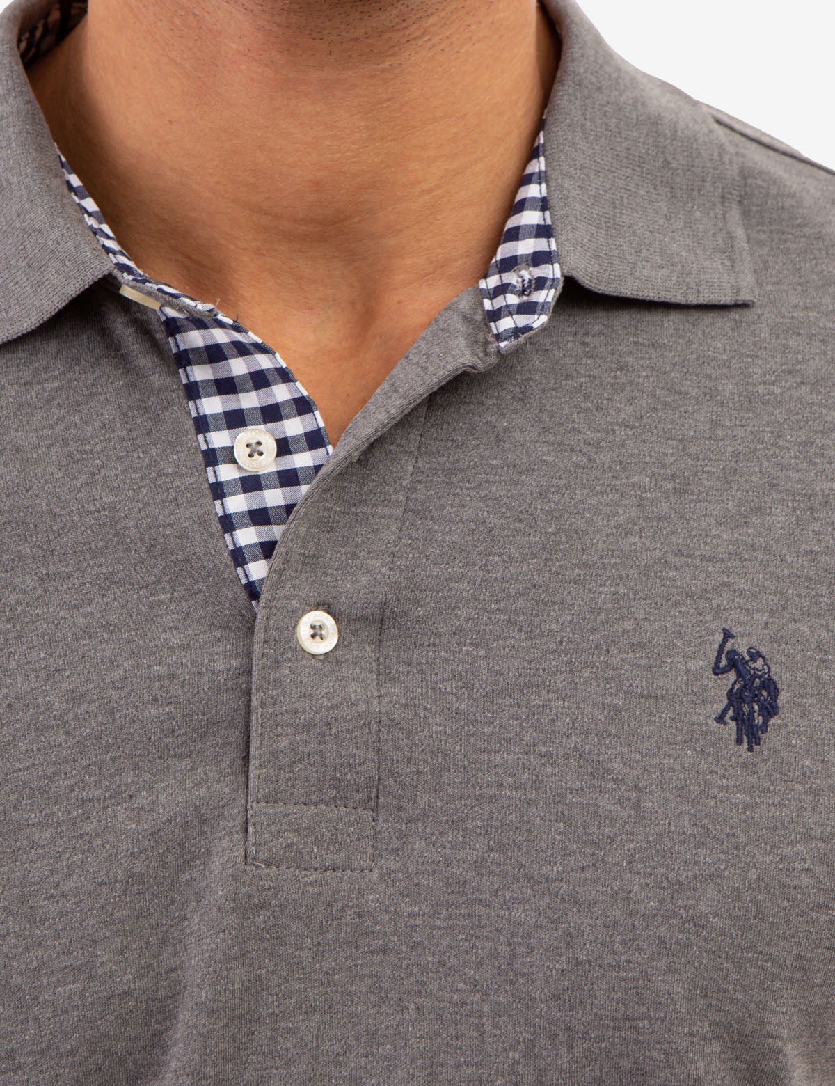INTERLOCK GINGHAM TRIM POLO SHIRT - Image 14
