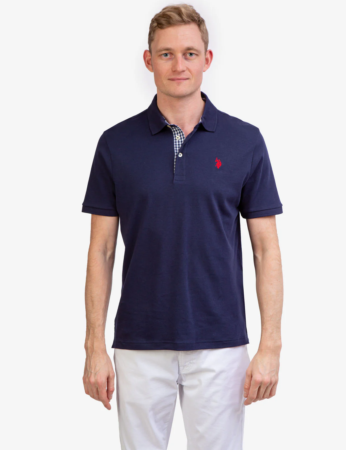 INTERLOCK GINGHAM TRIM POLO SHIRT - Image 12