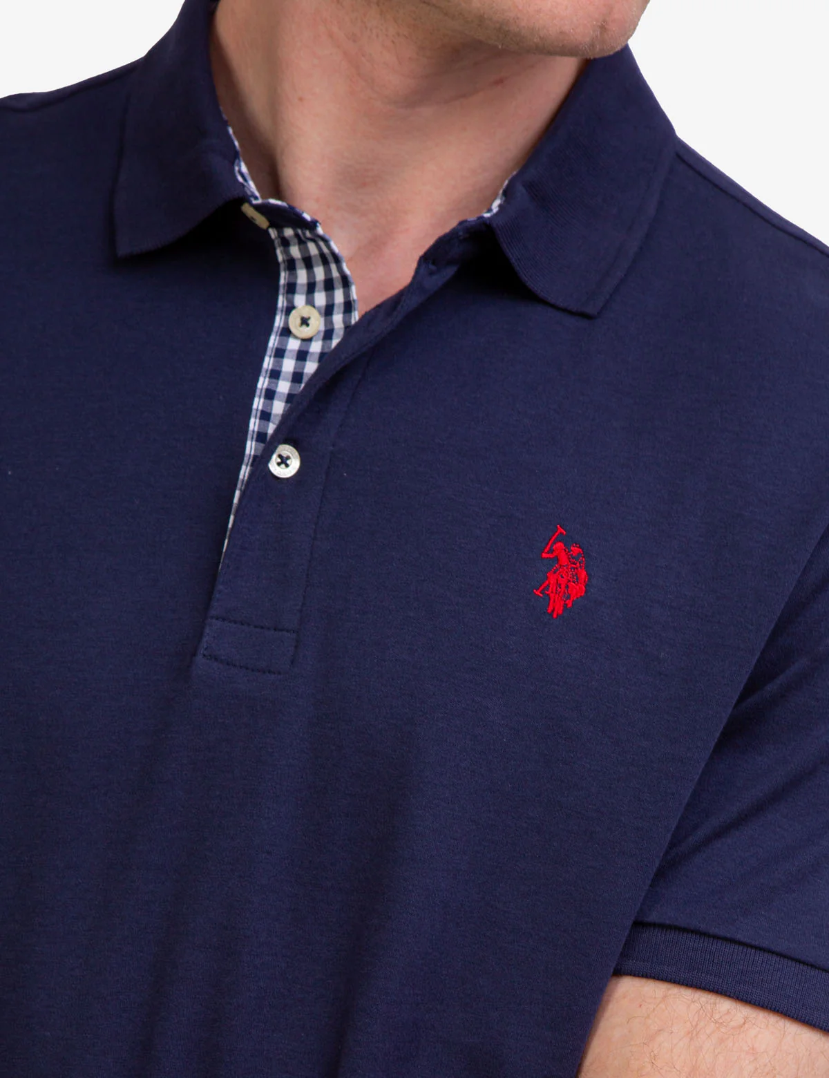 INTERLOCK GINGHAM TRIM POLO SHIRT - Image 13