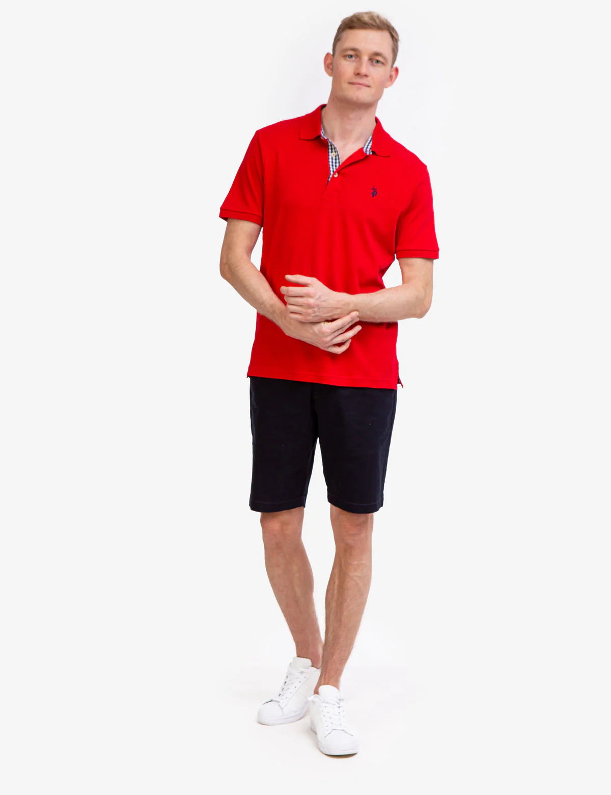 INTERLOCK GINGHAM TRIM POLO SHIRT - Image 18