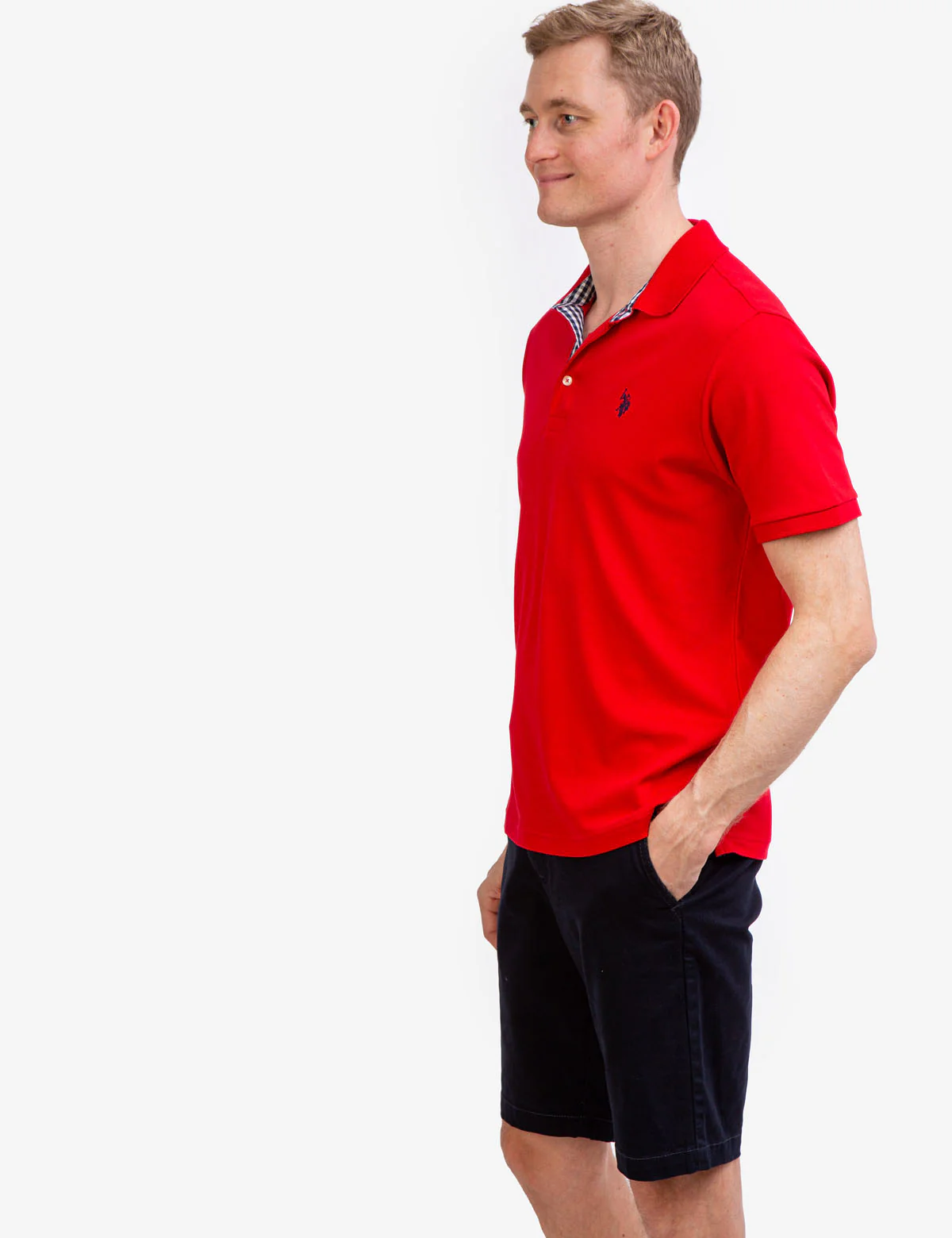 INTERLOCK GINGHAM TRIM POLO SHIRT - Image 19