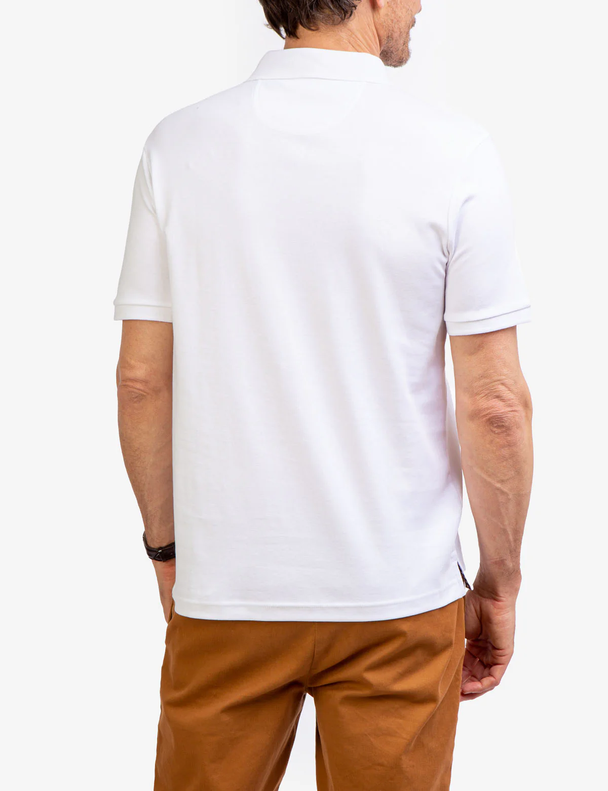 INTERLOCK GINGHAM TRIM POLO SHIRT - Image 5