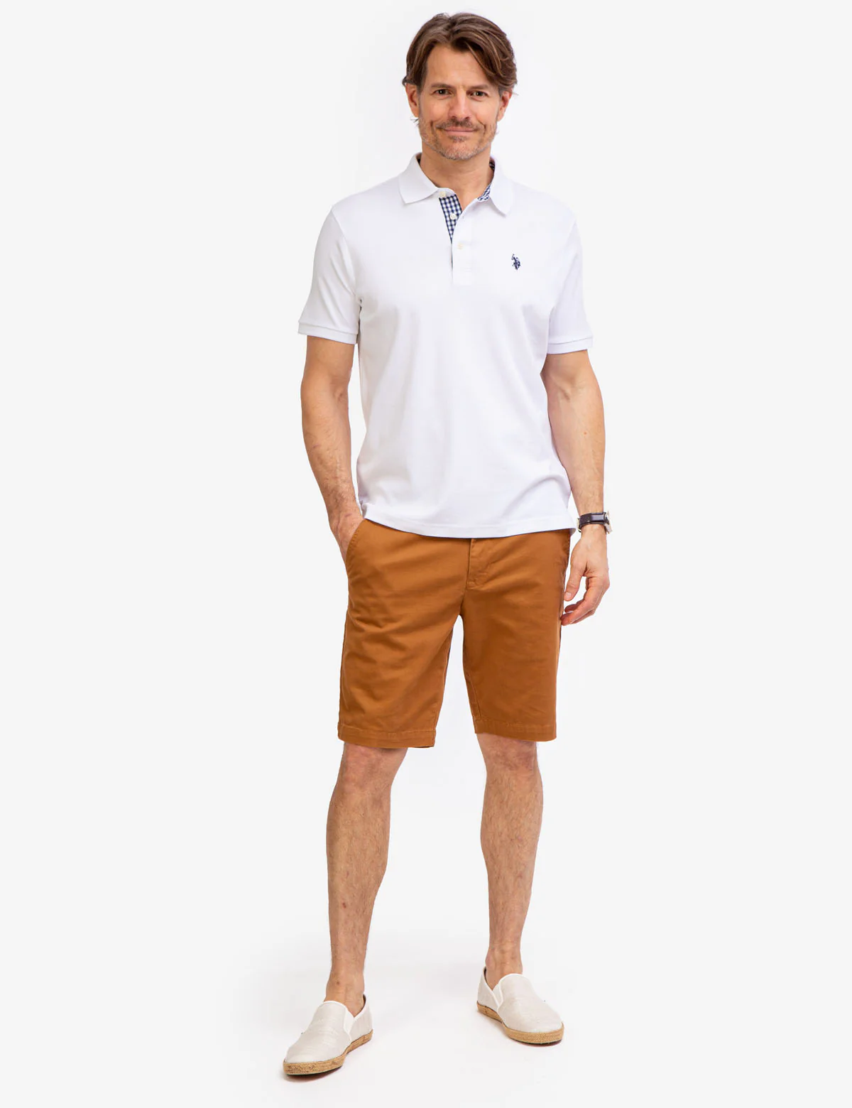 INTERLOCK GINGHAM TRIM POLO SHIRT - Image 6