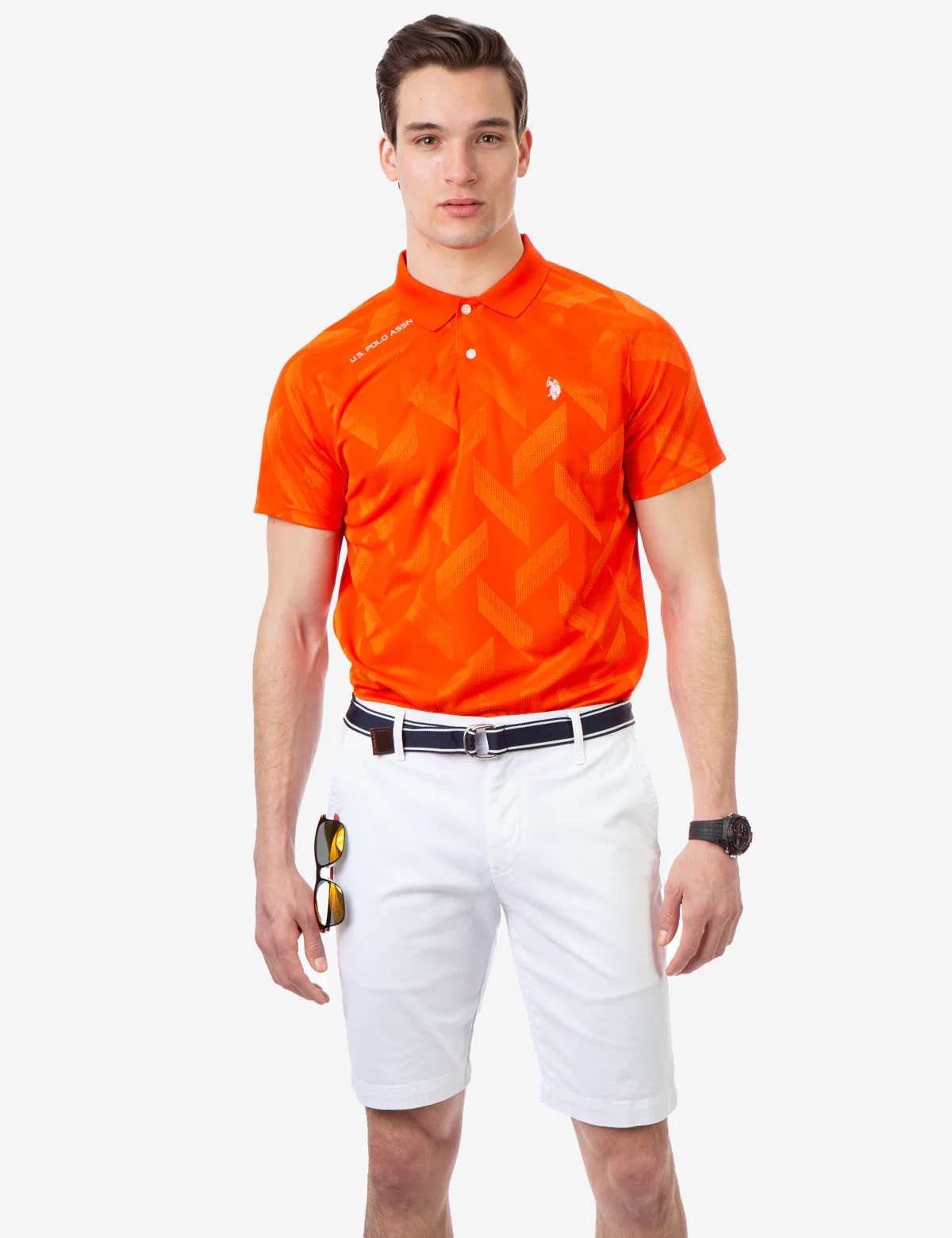 INTERLOCK JAQUARD GOLF SHIRT