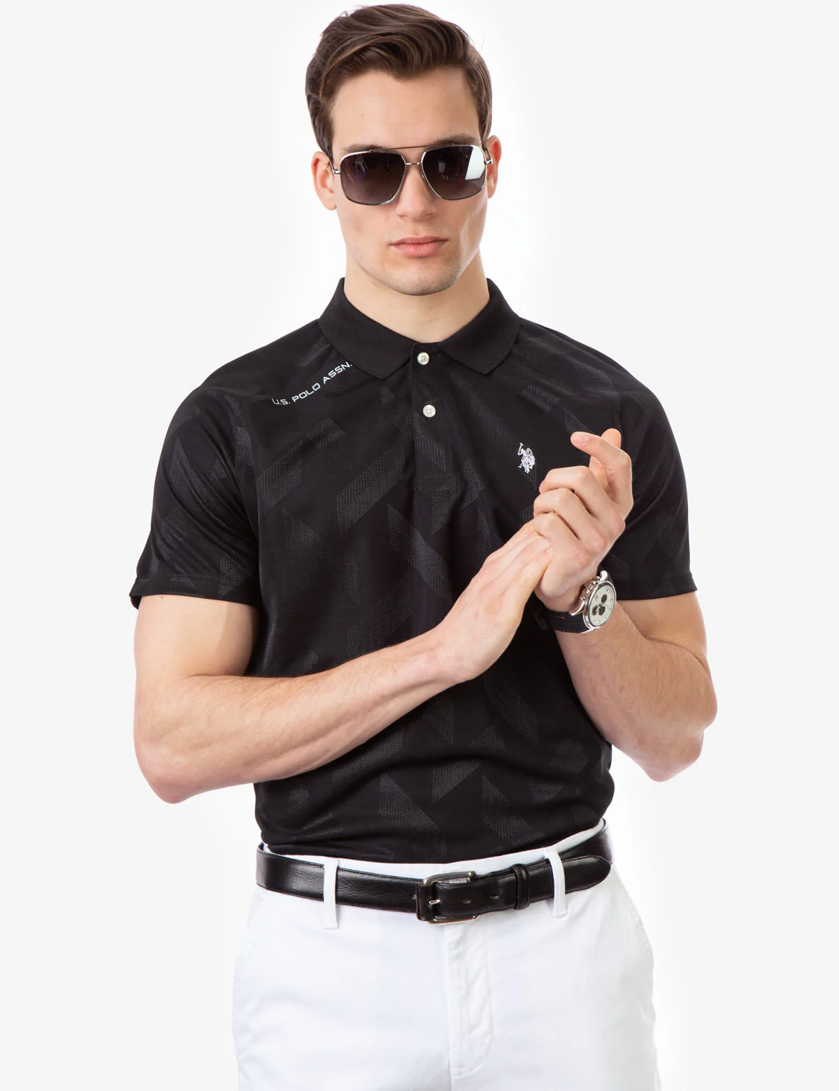 INTERLOCK JAQUARD GOLF SHIRT - Image 11