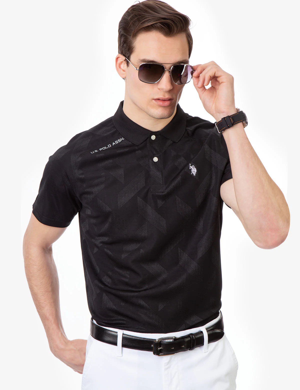 INTERLOCK JAQUARD GOLF SHIRT - Image 16