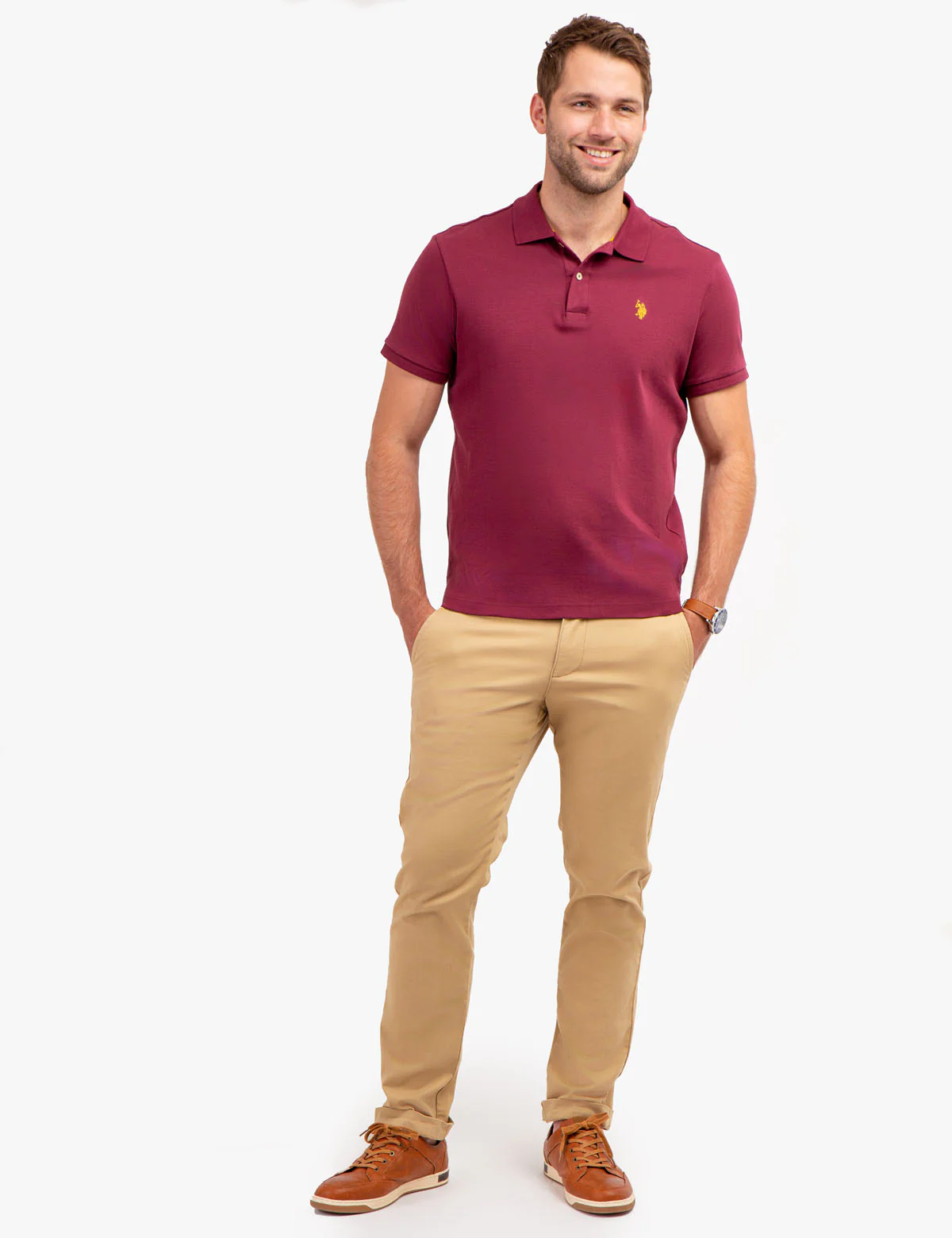 SOLID INTERLOCK POLO SHIRT - Image 10