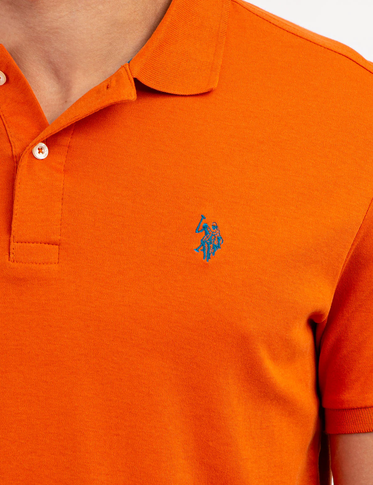 SOLID INTERLOCK POLO SHIRT - Image 2