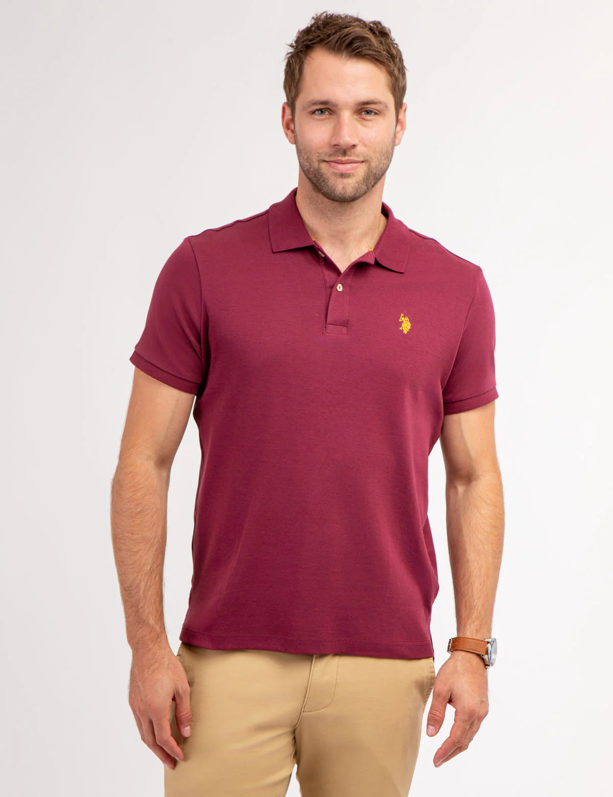 SOLID INTERLOCK POLO SHIRT - Image 8