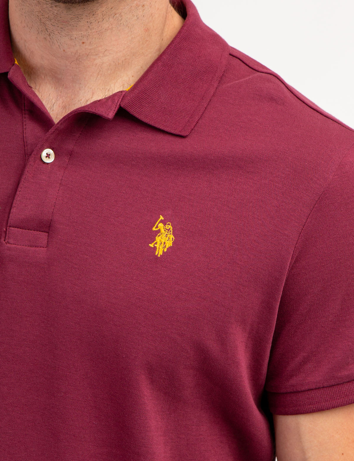 SOLID INTERLOCK POLO SHIRT - Image 9