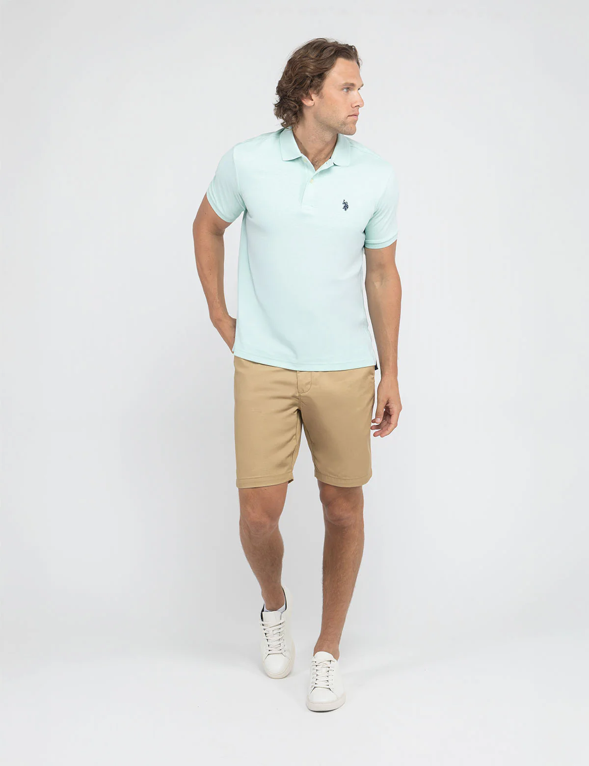 SOLID INTERLOCK POLO SHIRT - Image 10