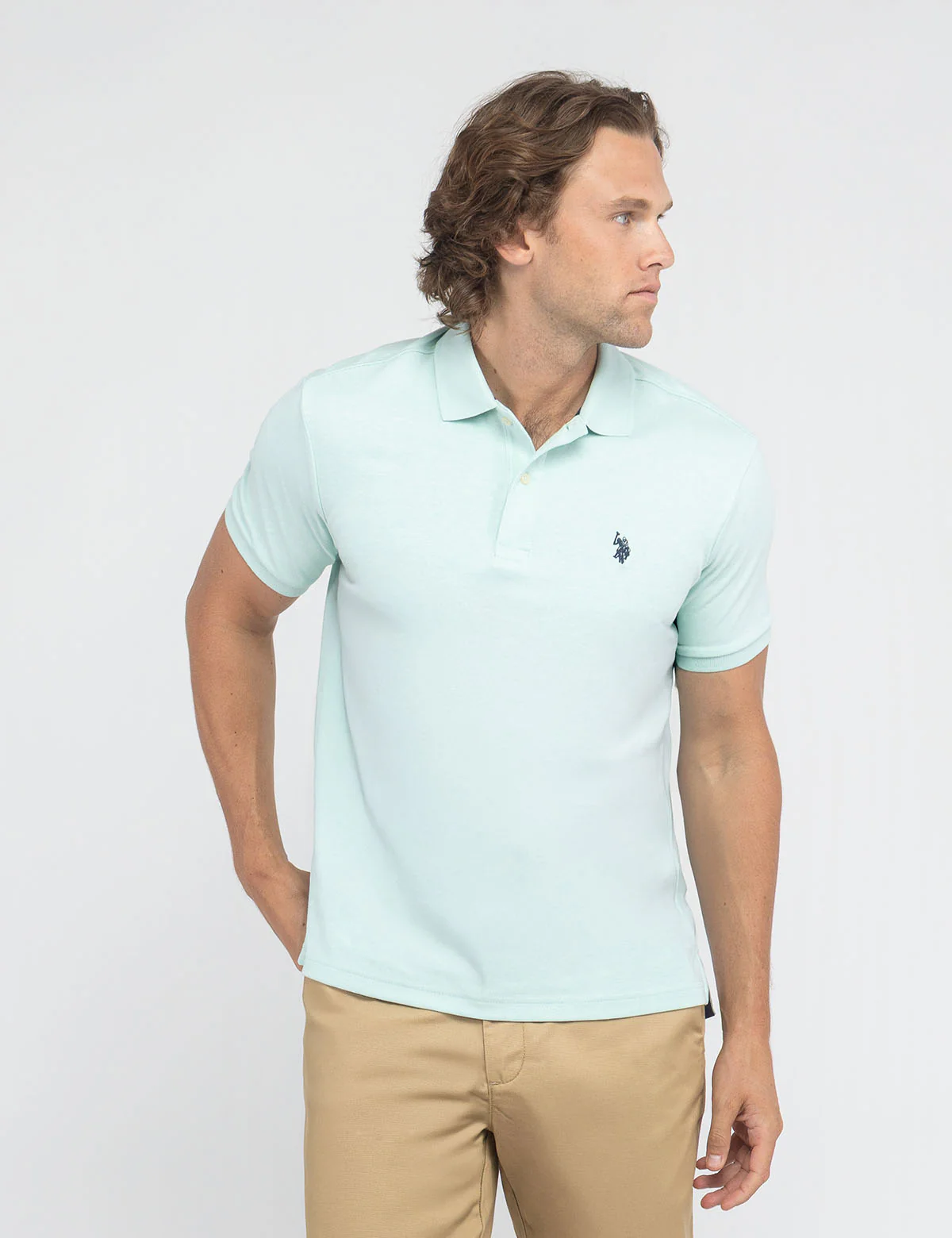 SOLID INTERLOCK POLO SHIRT - Image 9