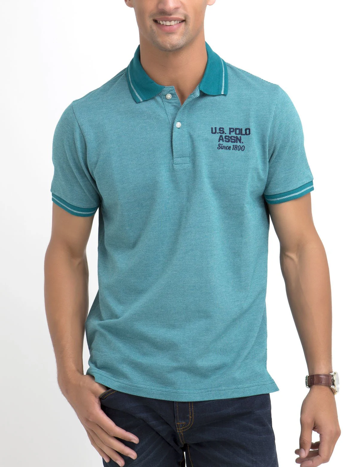 JACQUARD JERSEY POLO SHIRT - Image 16