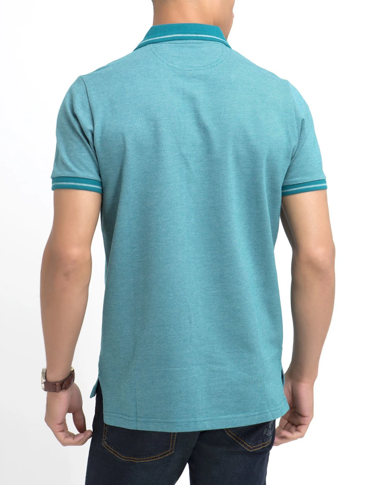 JACQUARD JERSEY POLO SHIRT - Image 18