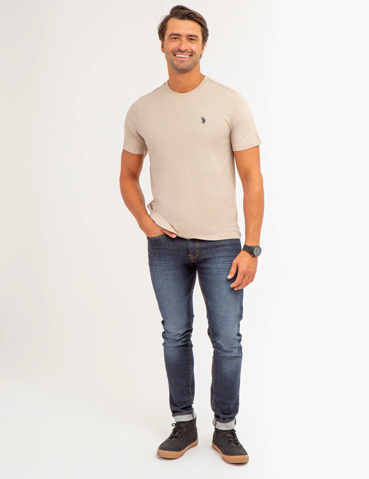 JACQUARD MICRO STRIPE T-SHIRT - Image 6