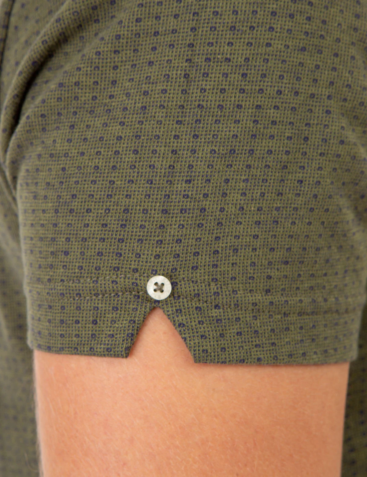 JACQUARD PATTERN JERSEY POLO SHIRT - Image 6