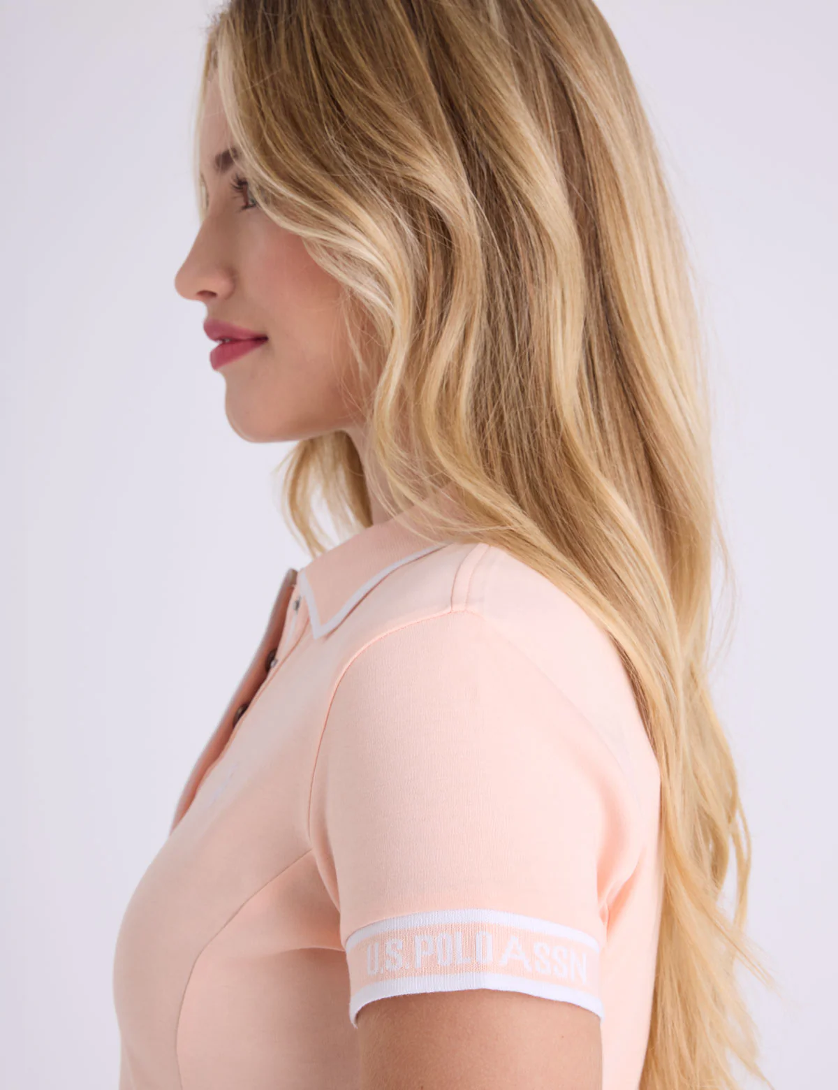 JACQUARD SLEEVE TIPPED INTERLOCK POLO SHIRT - Image 3
