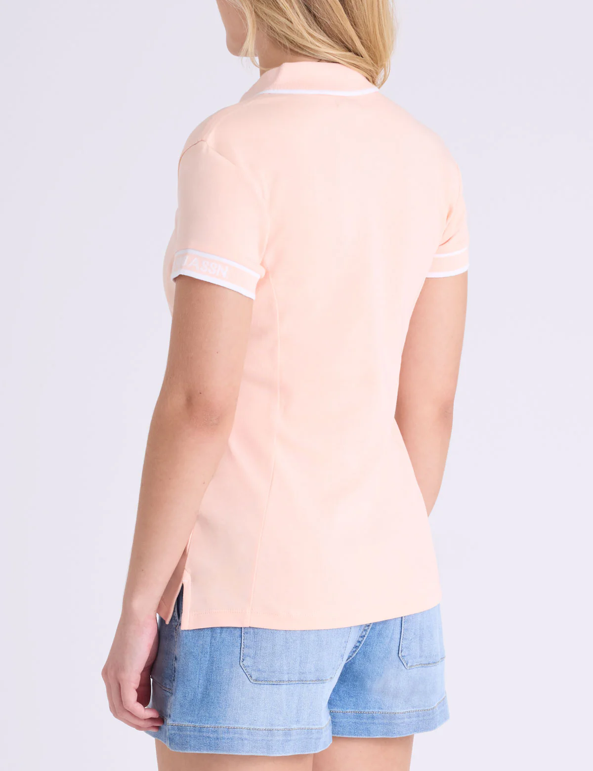 JACQUARD SLEEVE TIPPED INTERLOCK POLO SHIRT - Image 5