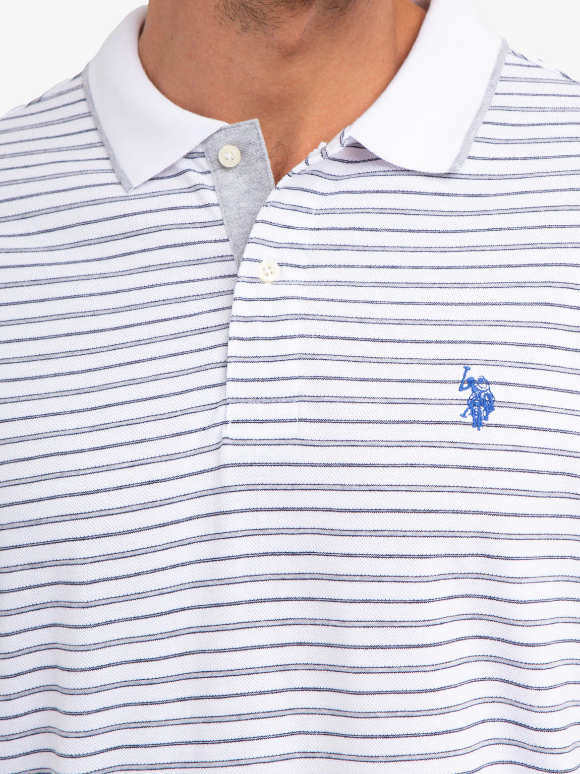 JACQUARD STRIPE JERSEY POLO SHIRT - Image 23