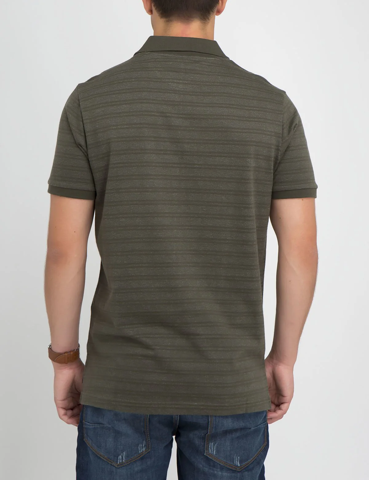 JACQUARD STRIPED POLO SHIRT - Image 6